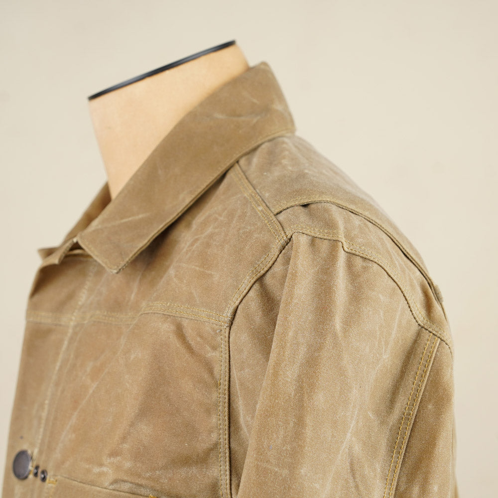 Freenote Cloth RJ-1 Riders Jacket - Tumbleweed Waxed Canvas