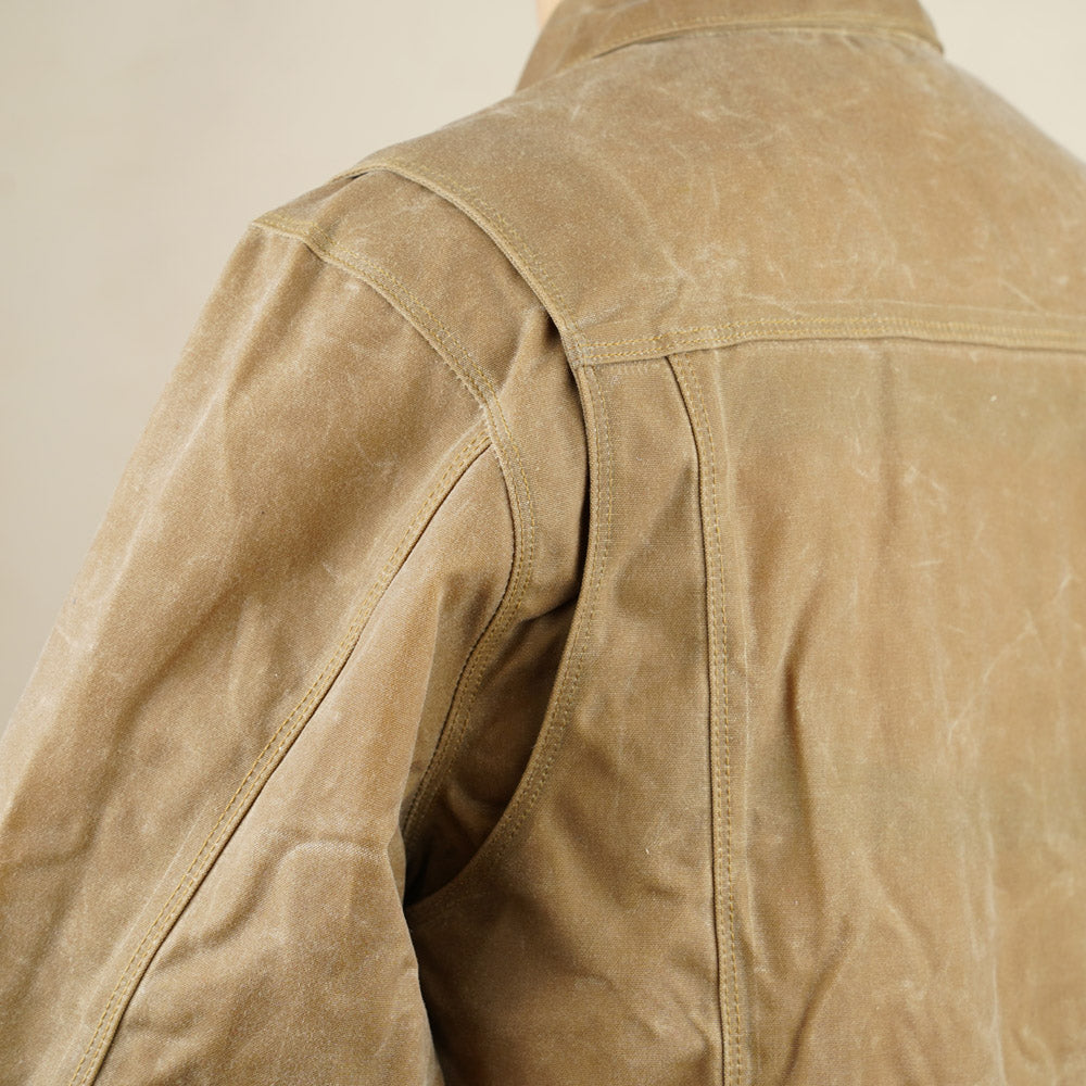 Freenote Cloth RJ-1 Riders Jacket - Tumbleweed Waxed Canvas