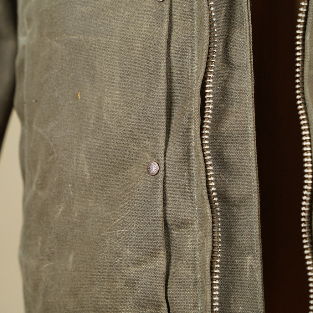 Freenote Cloth RJ-2 Jacket - 20z Waxed Canvas - Tobacco