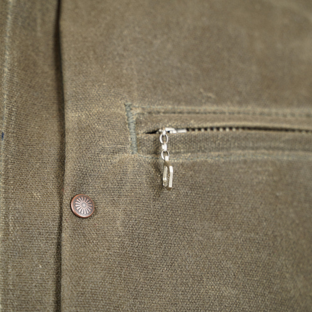 Freenote Cloth RJ-2 Jacket - 20z Waxed Canvas - Tobacco