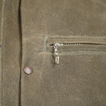 Freenote Cloth RJ-2 Jacket - 20z Waxed Canvas - Tobacco