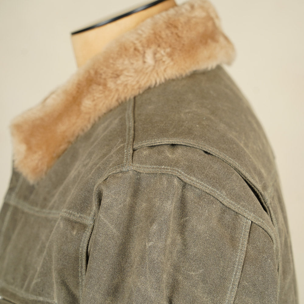 Freenote Cloth RJ-2 Jacket - 20z Waxed Canvas - Tobacco