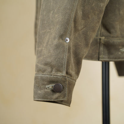 Freenote Cloth RJ-2 Jacket - 20z Waxed Canvas - Tobacco