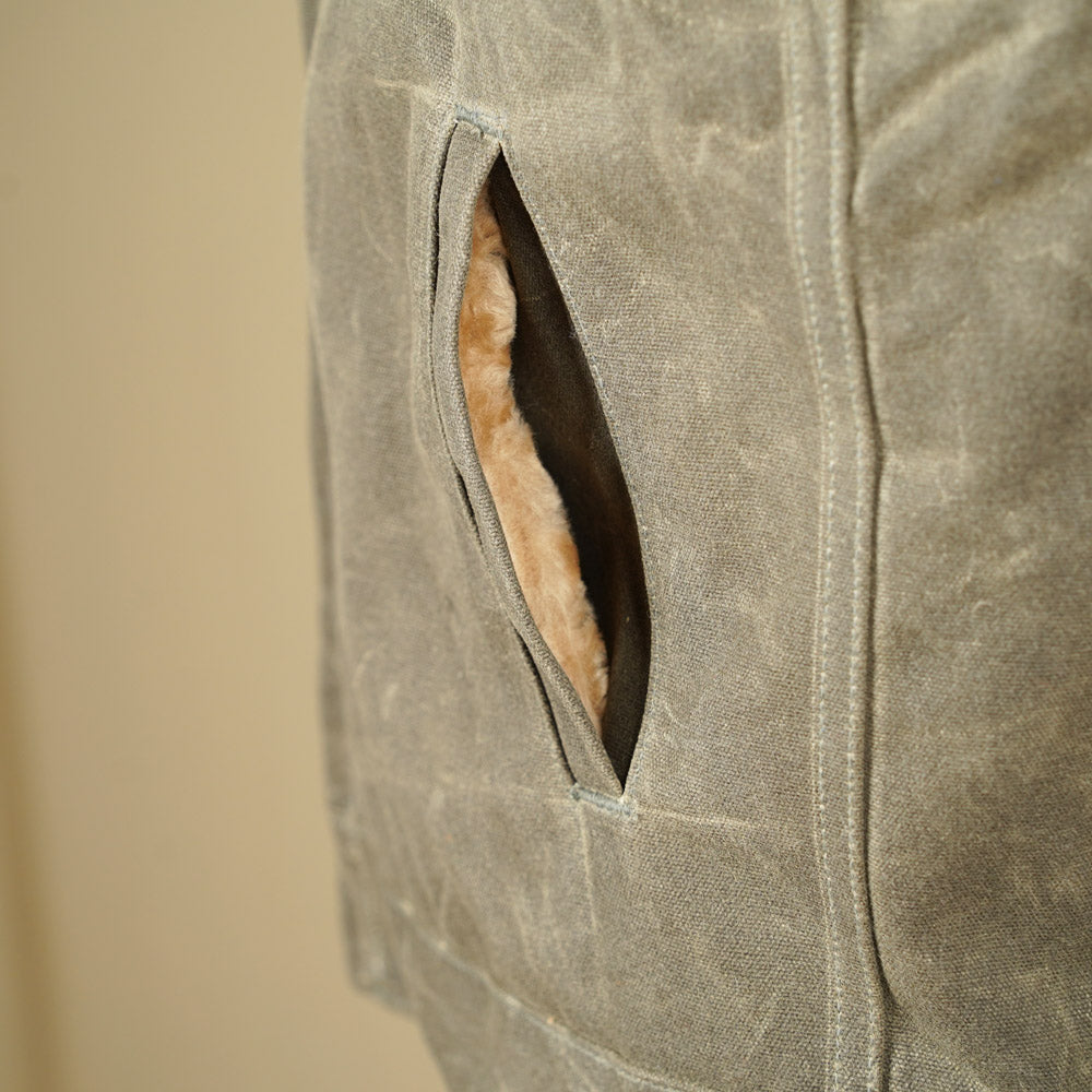 Freenote Cloth RJ-2 Jacket - 20z Waxed Canvas - Tobacco