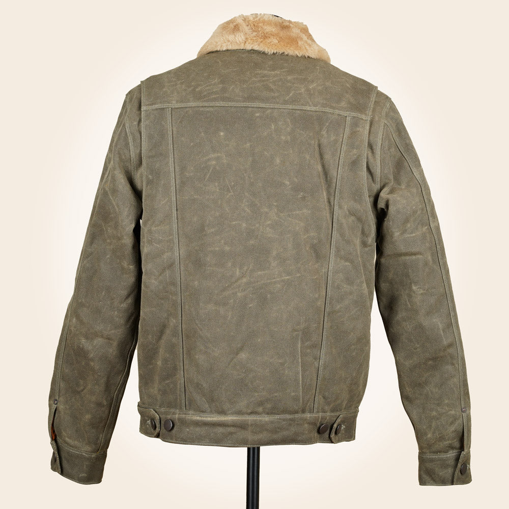 Freenote Cloth RJ-2 Jacket - 20z Waxed Canvas - Tobacco