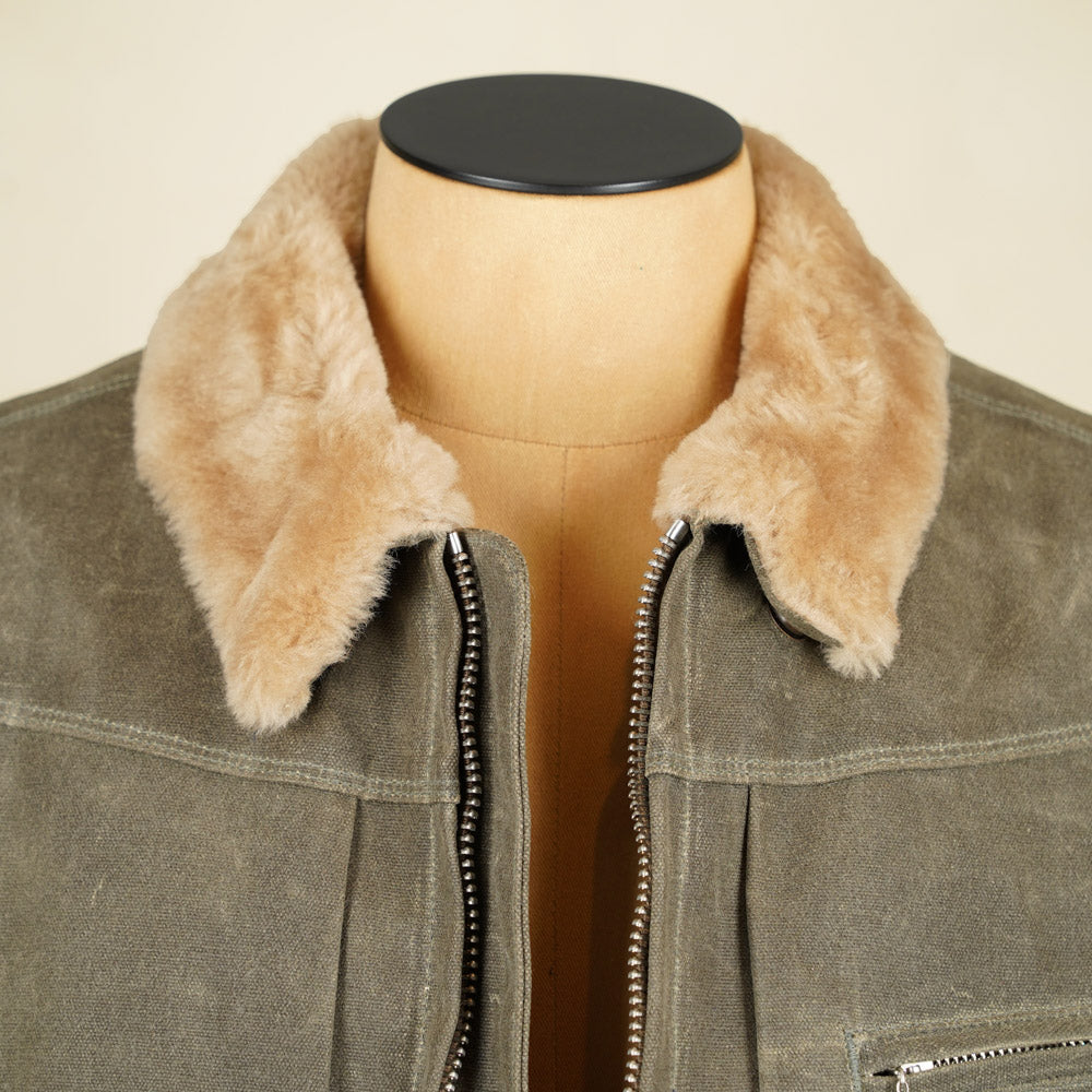 Freenote Cloth RJ-2 Jacket - 20z Waxed Canvas - Tobacco