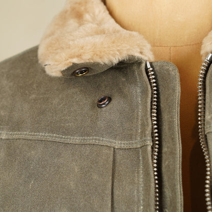 Freenote Cloth RJ-2 Jacket - 20z Waxed Canvas - Tobacco