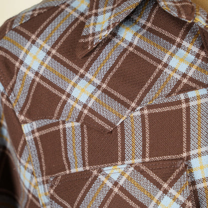 Freenote Cloth Western Scout Shirt - Brown Plaid