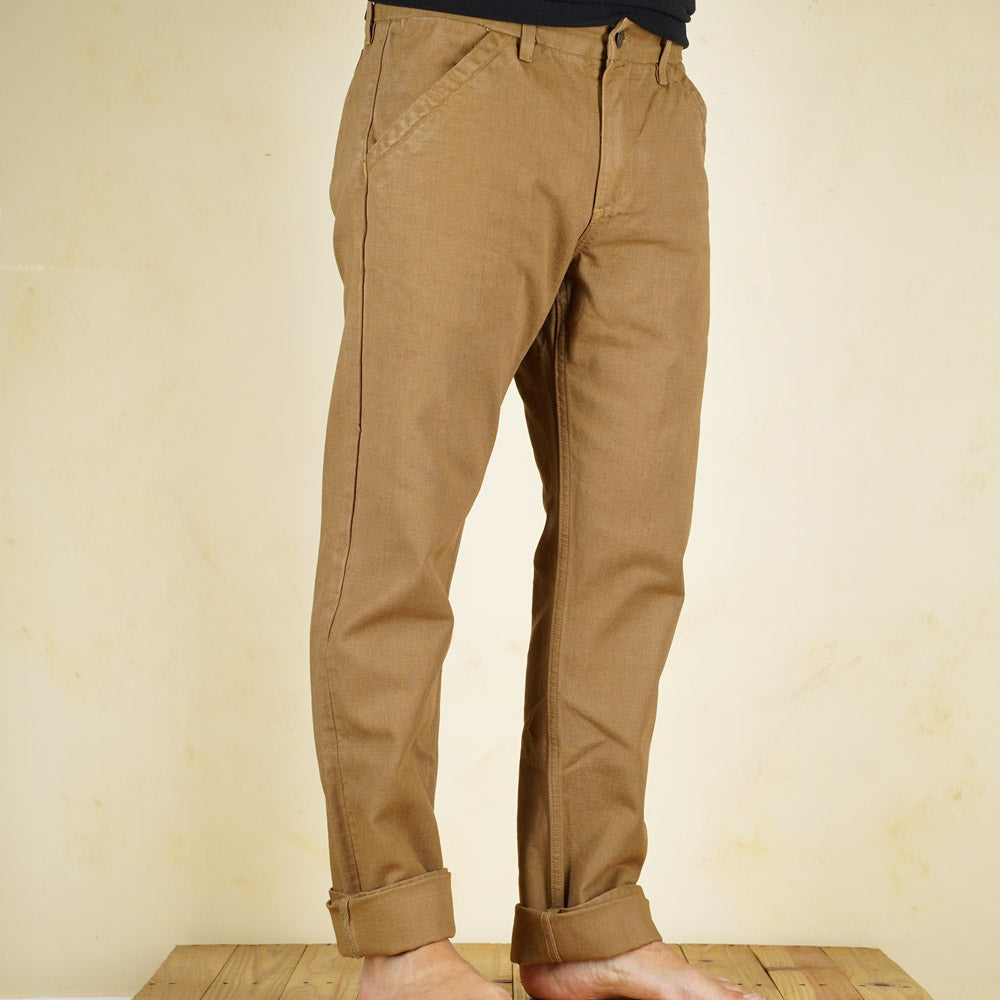 Freenote Cloth Workers Chino - 14oz Slub - Khaki