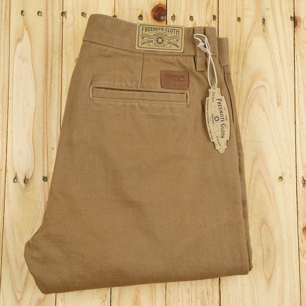 Freenote Cloth Workers Chino - 14oz Slub - Khaki
