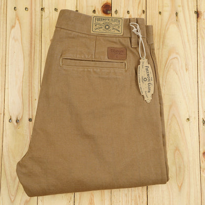 Freenote Cloth Workers Chino - 14oz Slub - Khaki