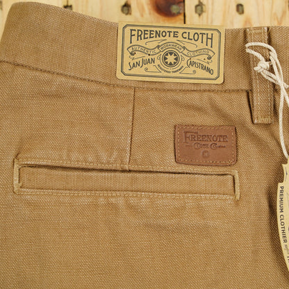 Freenote Cloth Workers Chino - 14oz Slub - Khaki
