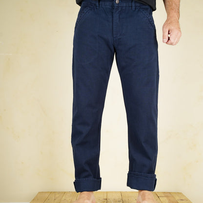 Freenote Cloth Workers Chino - 14oz Slub - Navy