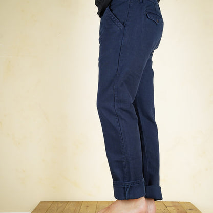 Freenote Cloth Workers Chino - 14oz Slub - Navy