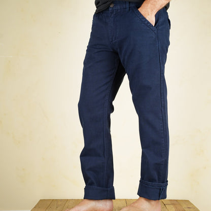 Freenote Cloth Workers Chino - 14oz Slub - Navy