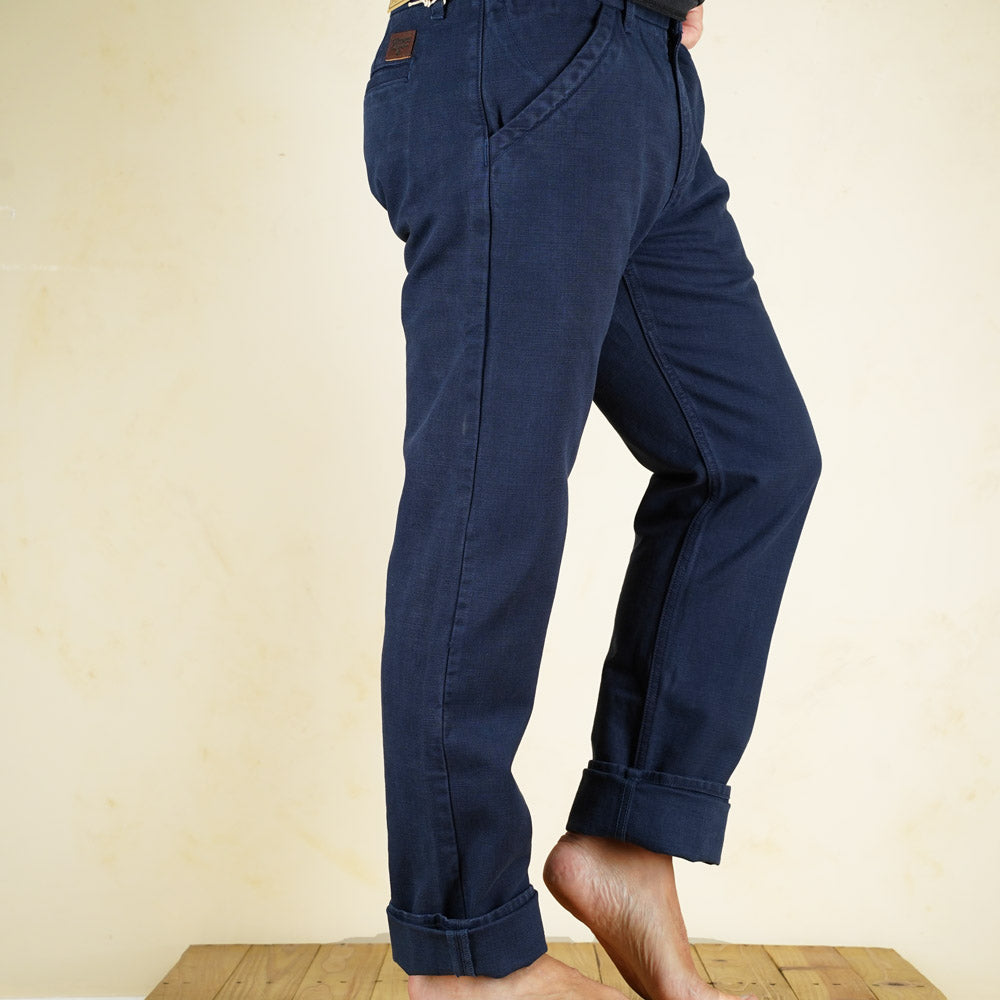 Freenote Cloth Workers Chino - 14oz Slub - Navy