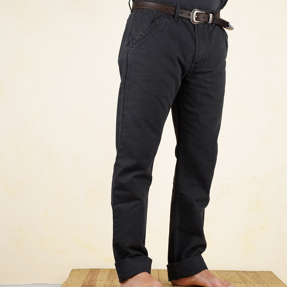 Freenote Cloth Workers Chino - 14oz Slub - Black