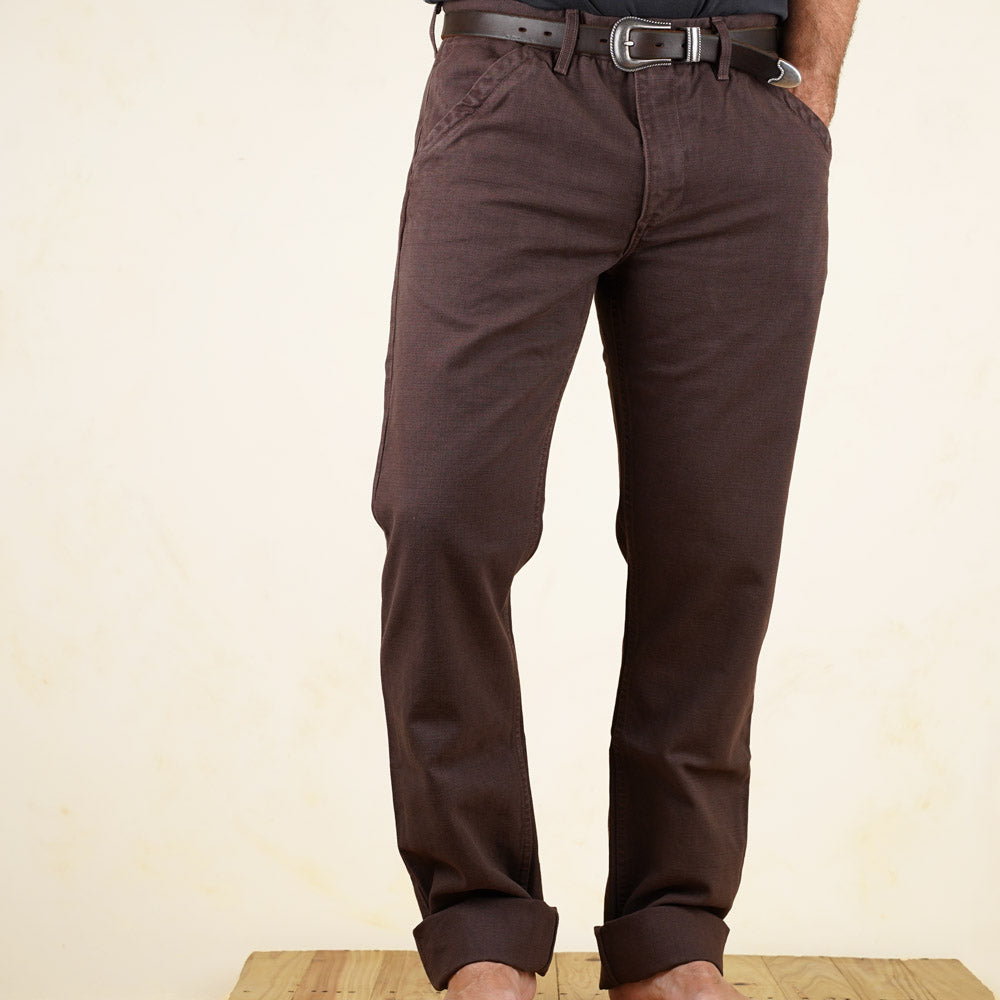 Freenote Cloth Workers Chino - 14oz Slub - Bark