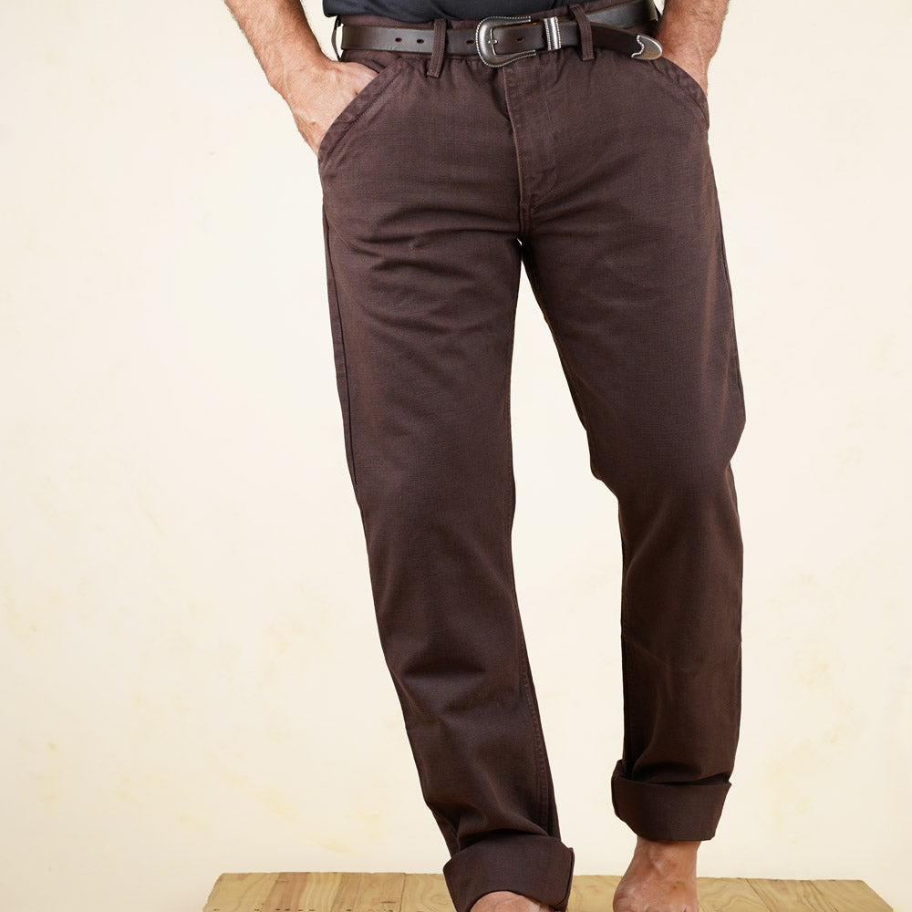Freenote Cloth Workers Chino - 14oz Slub - Bark