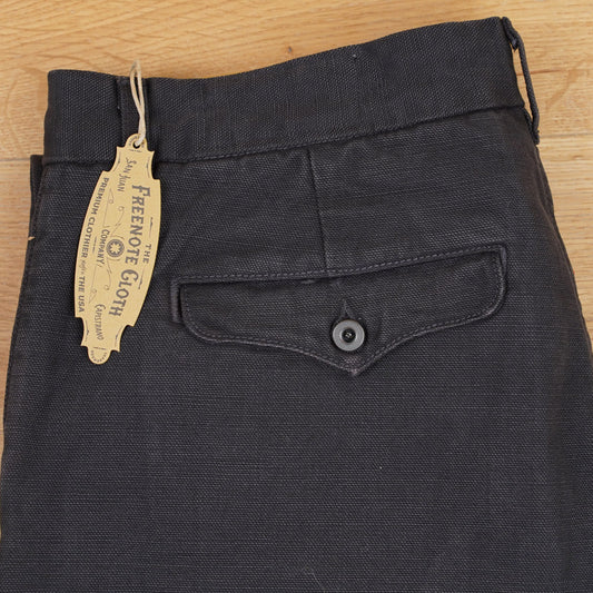 Freenote Cloth Workers Chino - 14oz Slub - Black