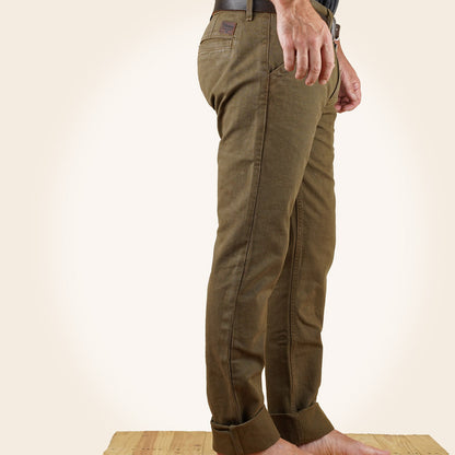 Freenote Cloth Workers Chino - 14oz Slub - Army