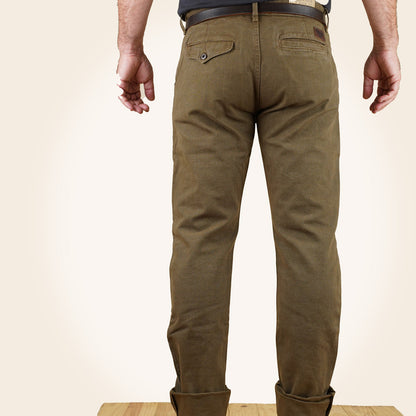 Freenote Cloth Workers Chino - 14oz Slub - Army