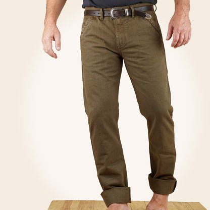Freenote Cloth Workers Chino - 14oz Slub - Army