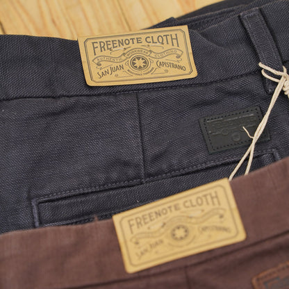 Freenote Cloth Workers Chino - 14oz Slub - Black