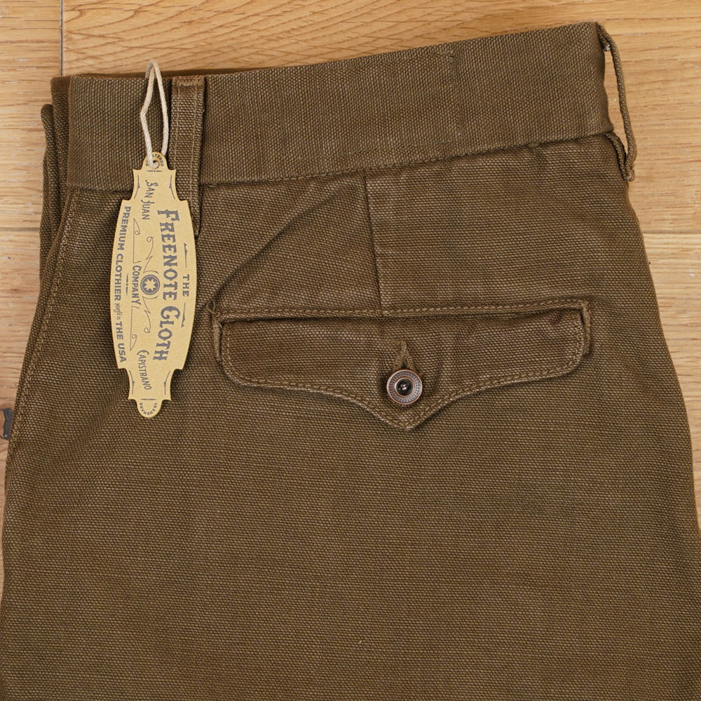 Freenote Cloth Workers Chino - 14oz Slub - Army
