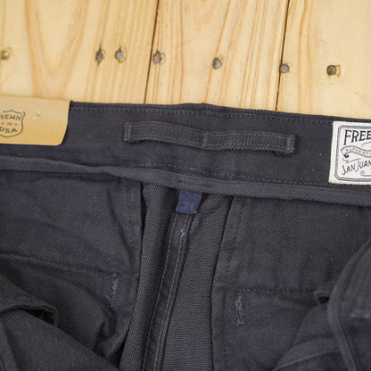 Freenote Cloth Workers Chino - 14oz Slub - Black