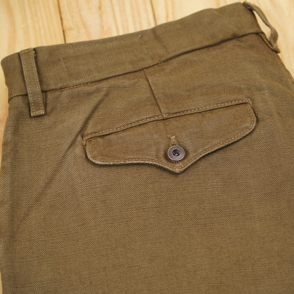 Freenote Cloth Workers Chino - 14oz Slub - Army