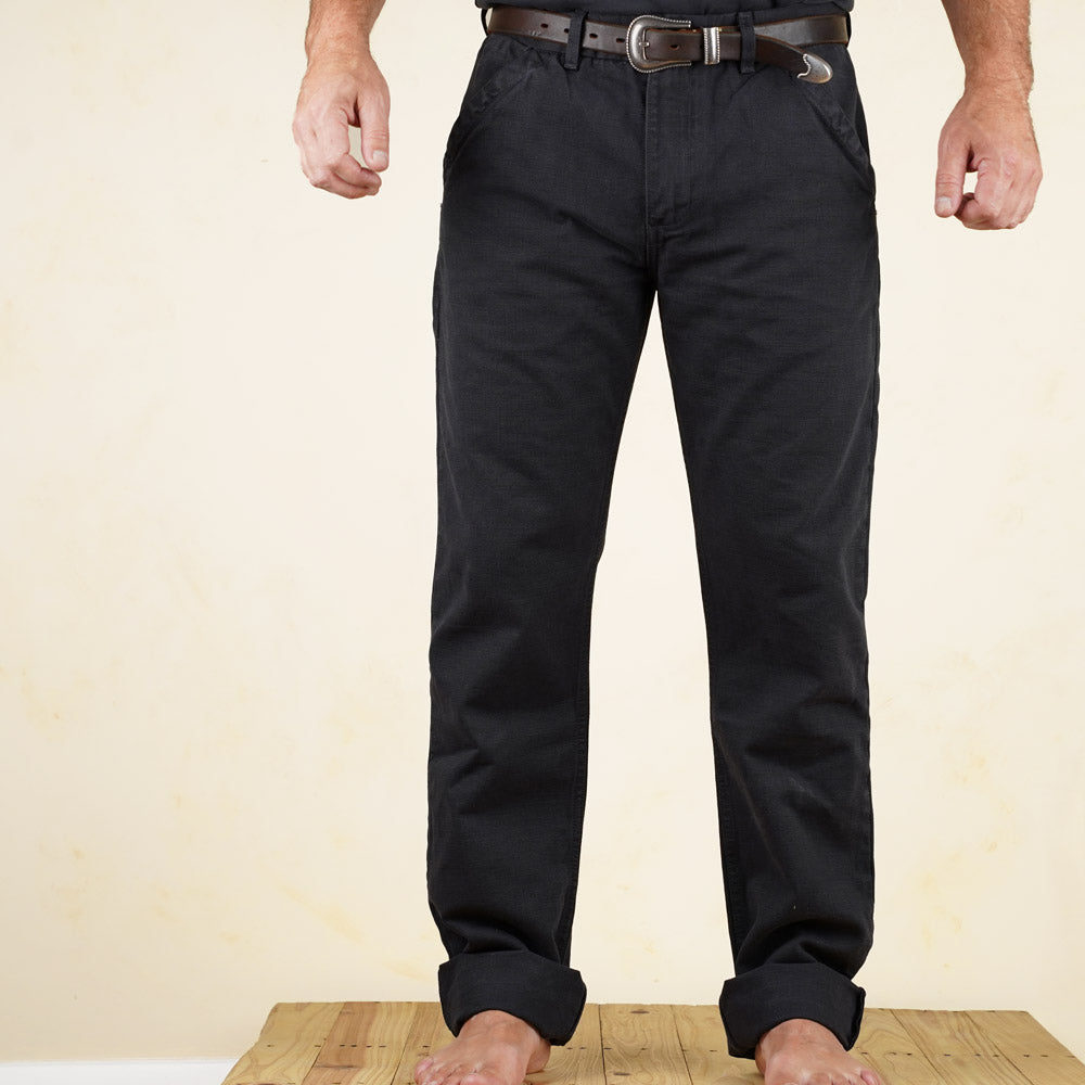 Freenote Cloth Workers Chino - 14oz Slub - Black
