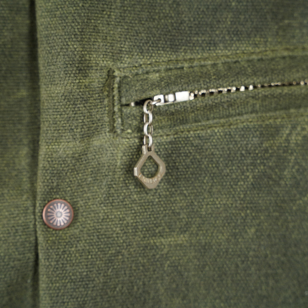 Freenote Cloth RJ-2 Jacket - 20z Waxed Canvas - Olive