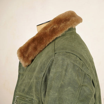 Freenote Cloth RJ-2 Jacket - 20z Waxed Canvas - Olive