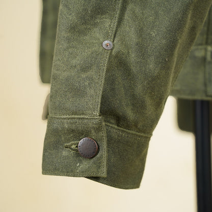 Freenote Cloth RJ-2 Jacket - 20z Waxed Canvas - Olive