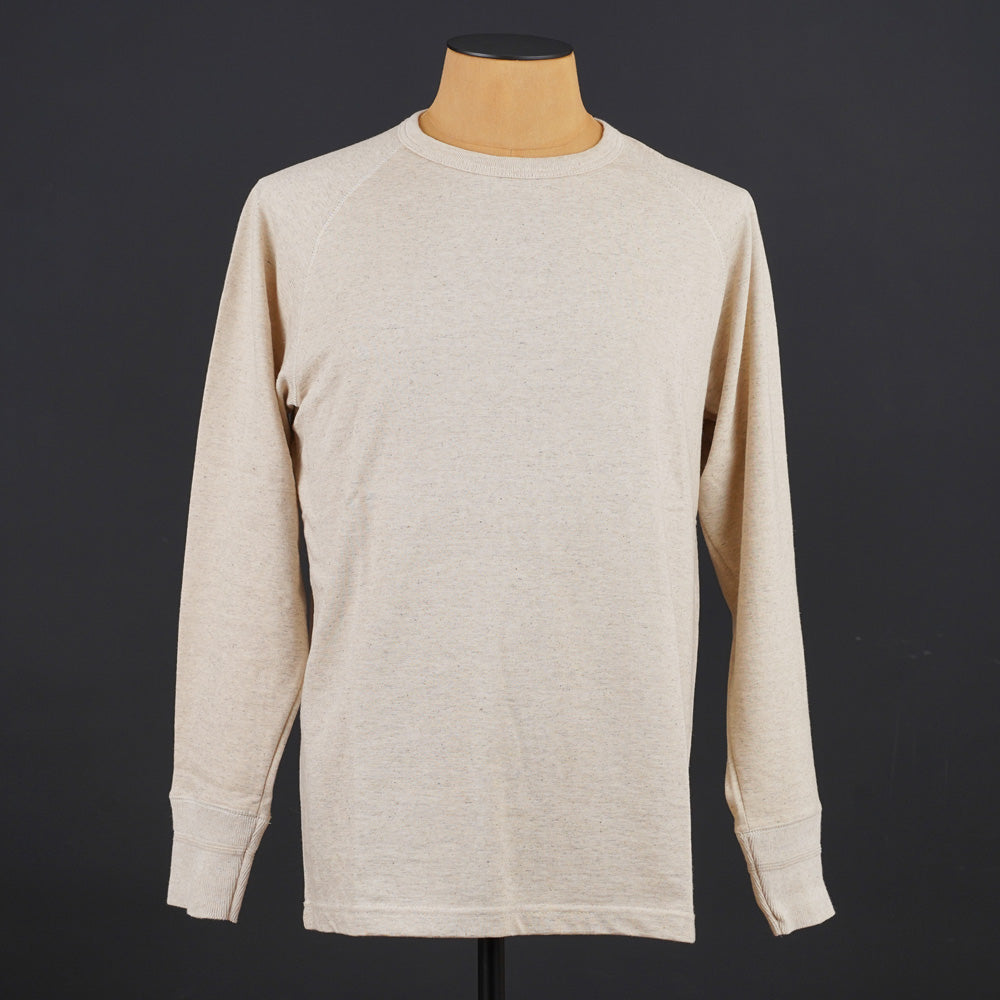 Heimat Raglan Long Sleeve Hemp/ Cotton T-Shirt – Seashell