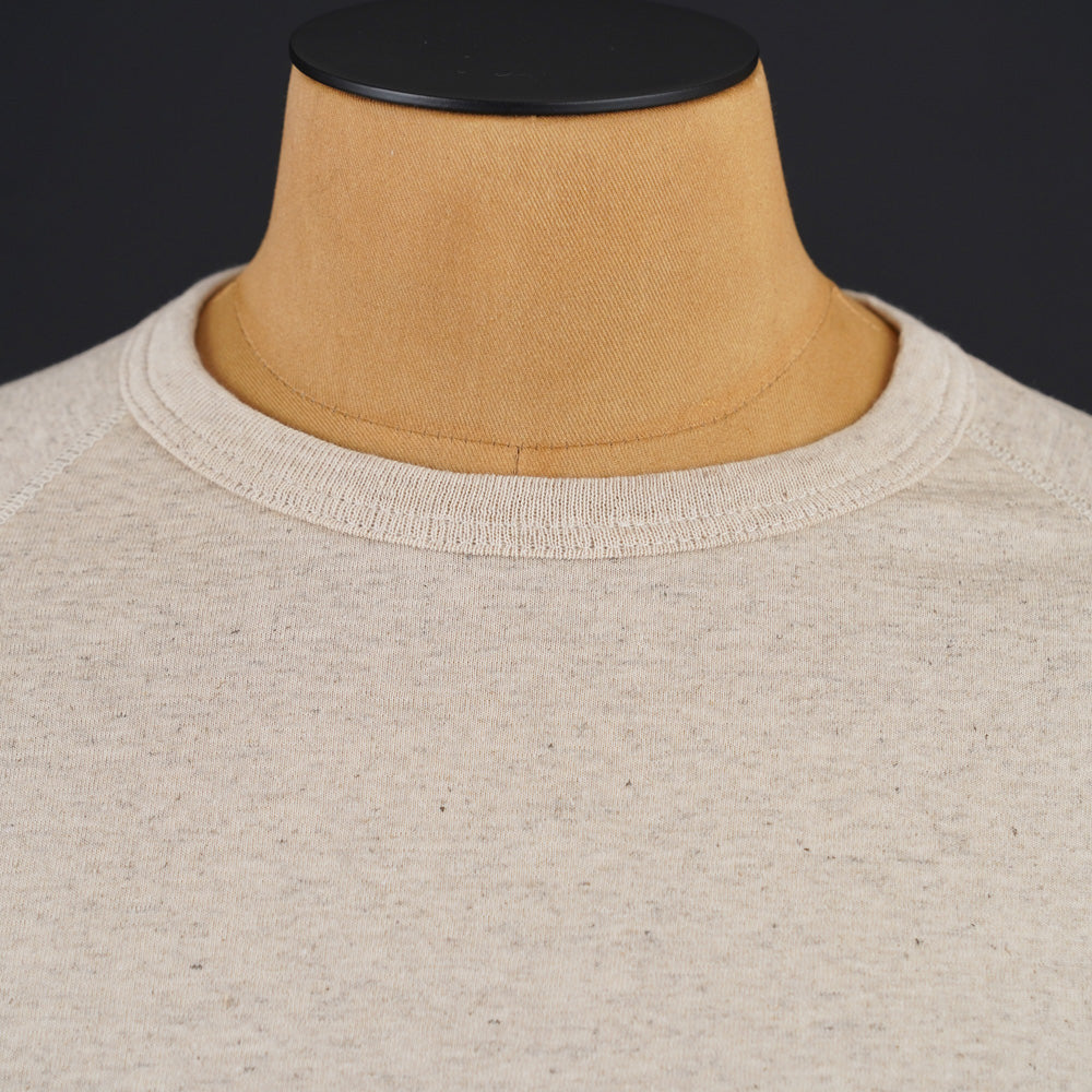 Heimat Raglan Long Sleeve Hemp/ Cotton T-Shirt – Seashell