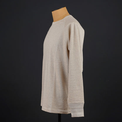 Heimat Raglan Long Sleeve Hemp/ Cotton T-Shirt – Seashell