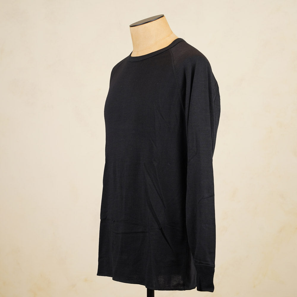 Heimat Raglan Merino Long Sleeve – Schwarz