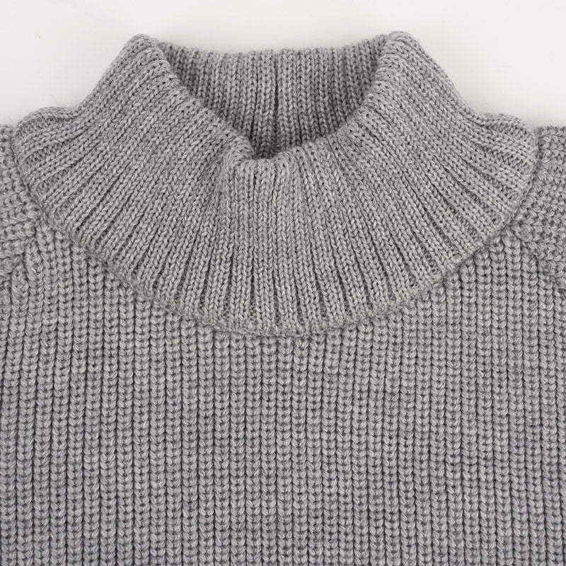 Heimat Textil Merino Raglan Sweater Battleship Grey