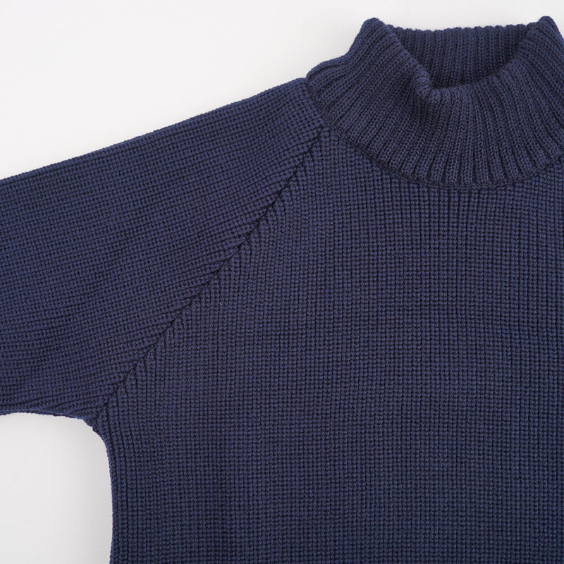 Heimat Textil Merino Raglan Sweater Ink Navy