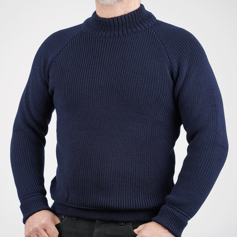 Heimat Textil Merino Raglan Sweater Ink Navy