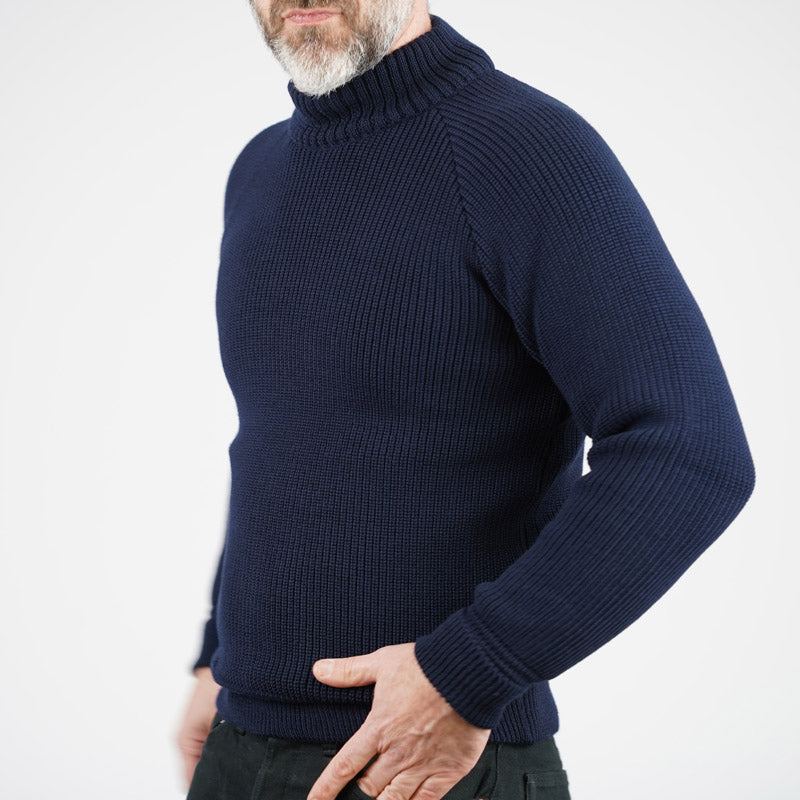 Heimat Textil Merino Raglan Sweater Ink Navy