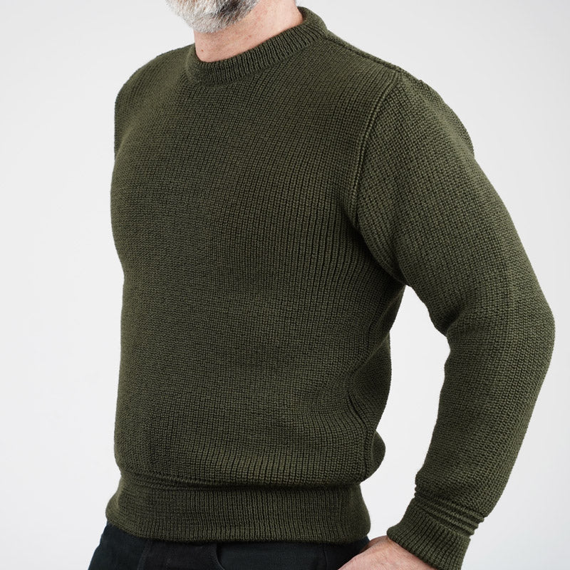 Heimat Textil Rundhals Crewneck Sweater Military Green