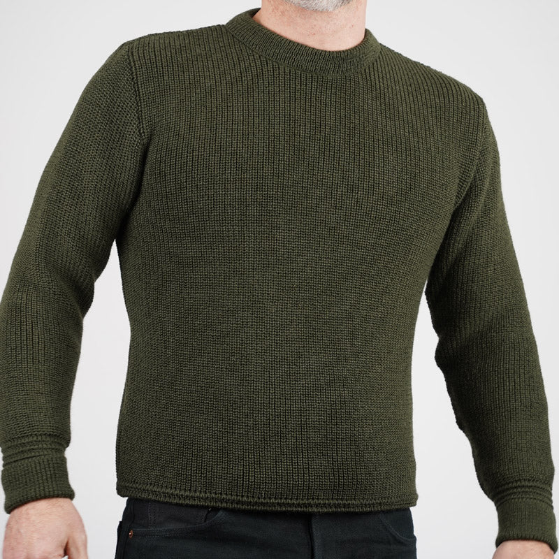 Heimat Textil Rundhals Crewneck Sweater Military Green