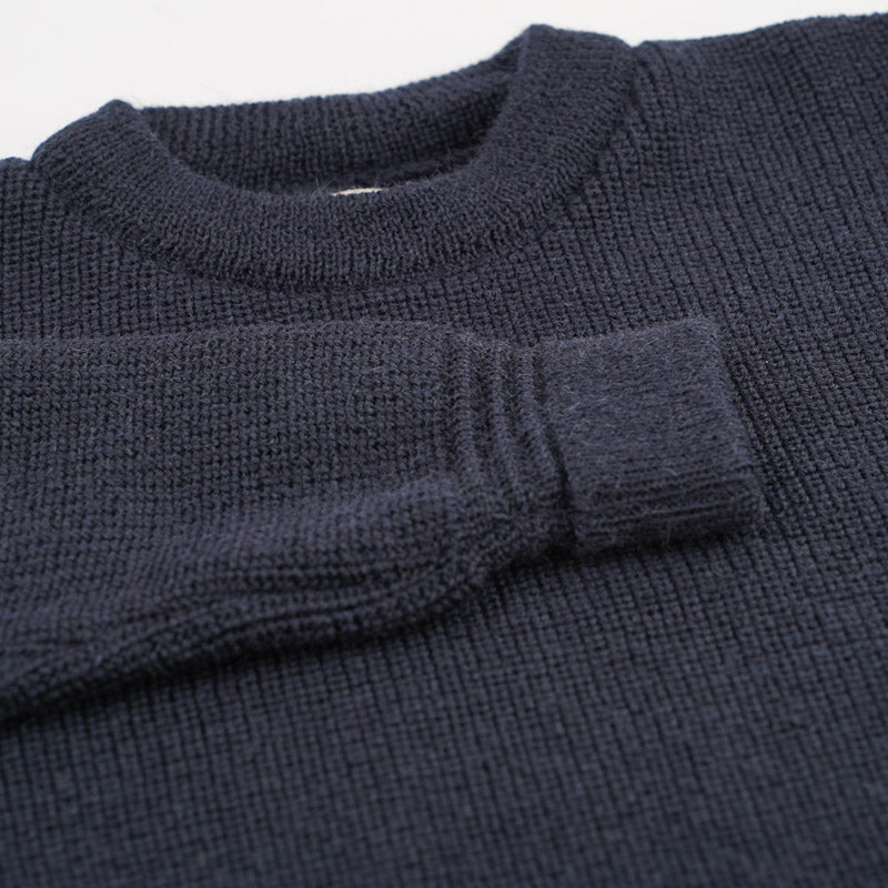 Heimat Textil Runhals crewneck sweater ink Navy