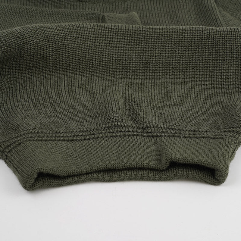 Heimat Textil U Boat Roll Neck Sweater Military Green