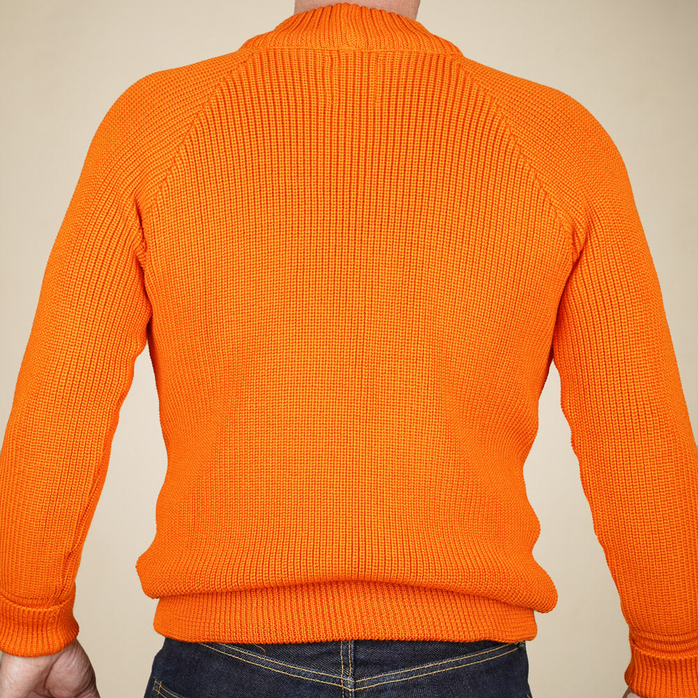 Heimat Merino Raglan Sweater - Rescue Orange