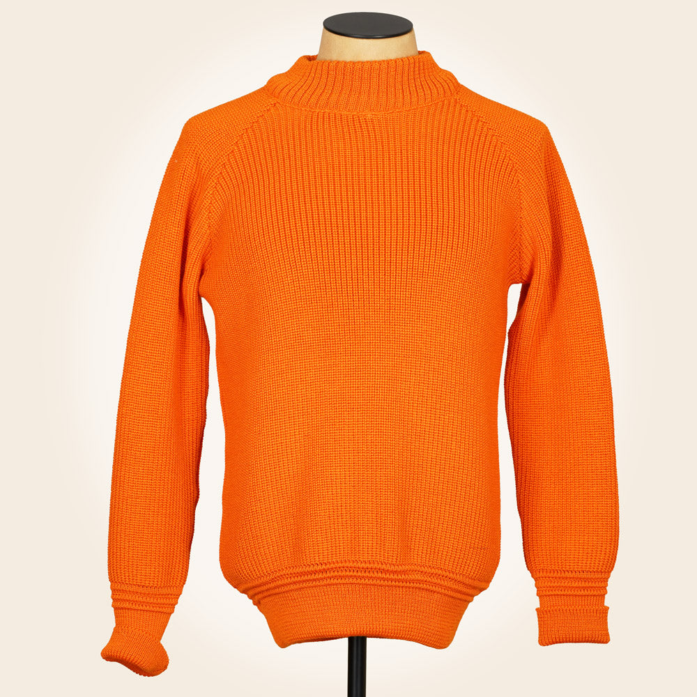 Heimat Merino Raglan Sweater - Rescue Orange