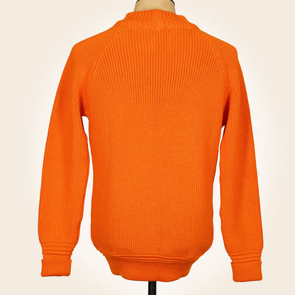 Heimat Merino Raglan Sweater - Rescue Orange